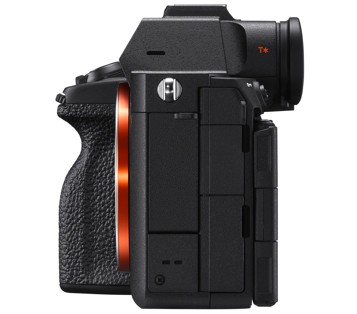 Sony Alpha 7R V Body Left Side View Sony Alpha 7R V Body Left Side View