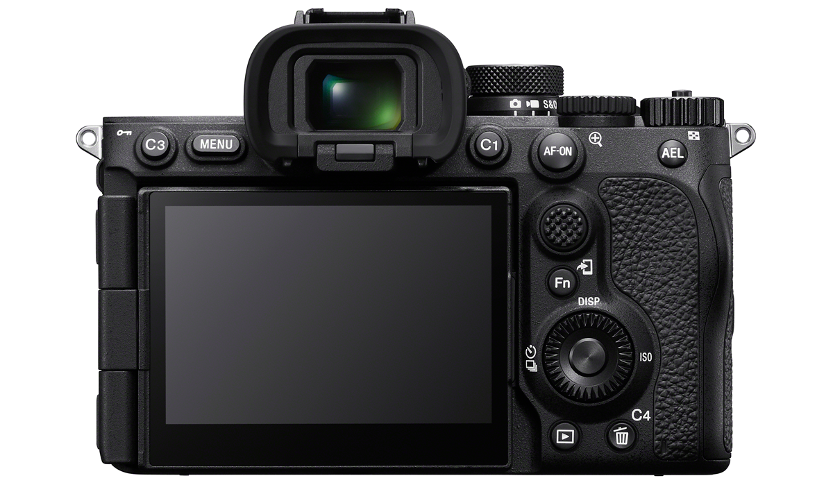 Sony Alpha 7R V Body Rear View Sony Alpha 7R V Body Rear View